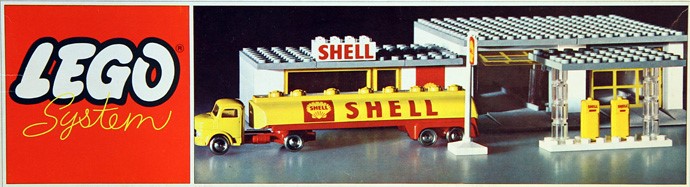 LEGO 325 Shell service station