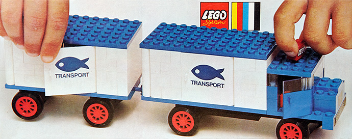 LEGO 375 Refrigerator Truck and Trailer