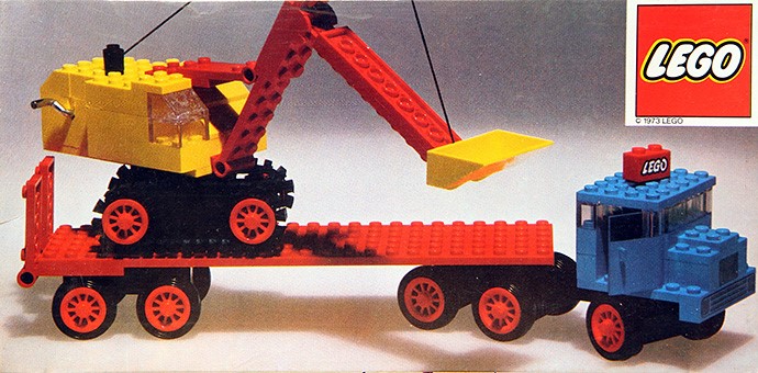 LEGO 383 Truck with Excavator