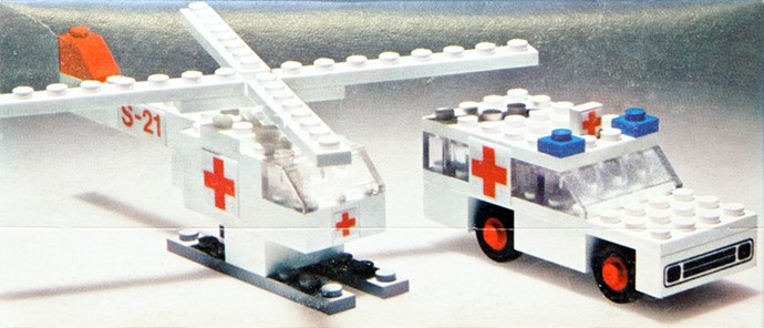 LEGO 653 - Ambulance and Helicopter