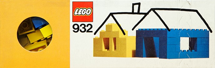 LEGO 932 - Blue and Yellow Bricks