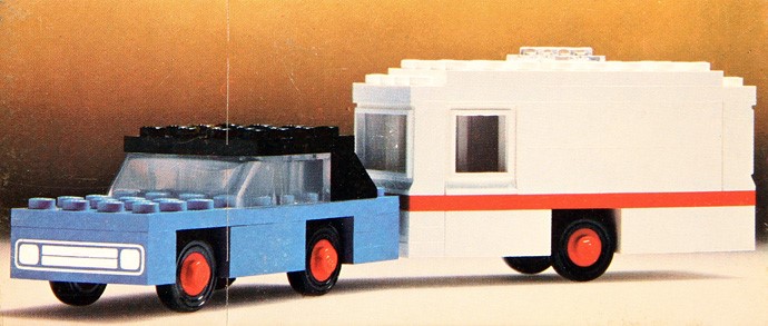 LEGO 656 - Car and Caravan