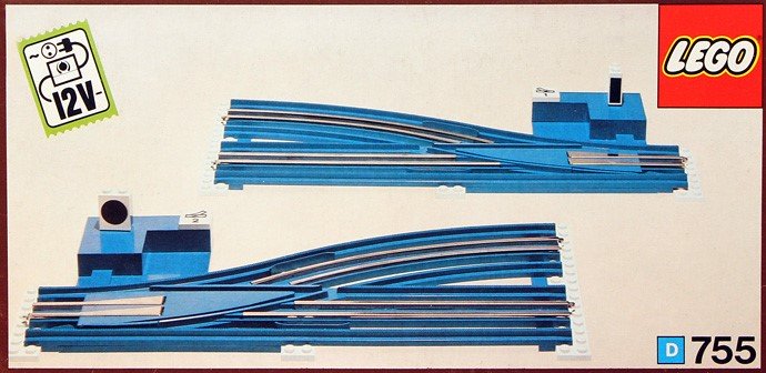 LEGO 755 - Left and Right Points