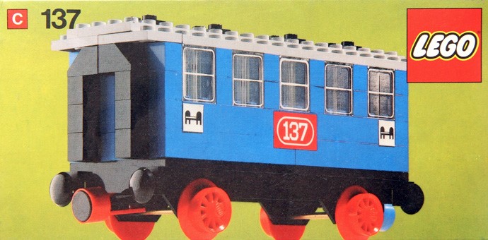 LEGO 137 Passenger sleeping car