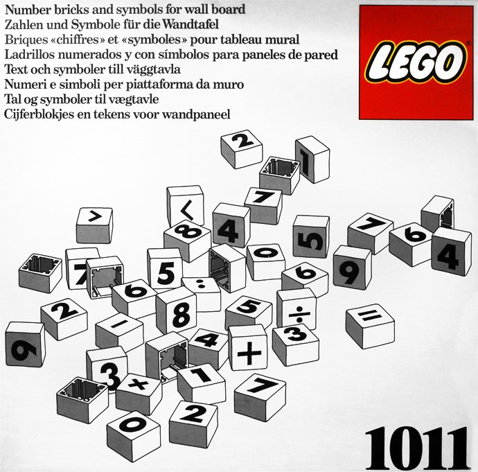 LEGO 1011 LEGO Number/Symbol Blocks