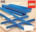 LEGO 159 Straight Track with Crossing