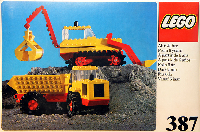 LEGO 387 - Excavator and Dumper