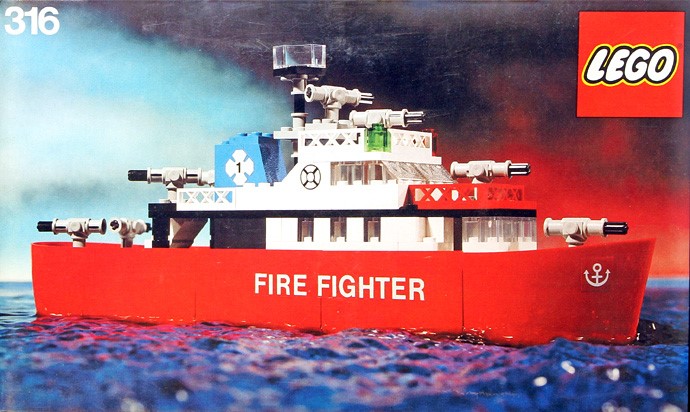 LEGO 316 Fire Fighting Launch