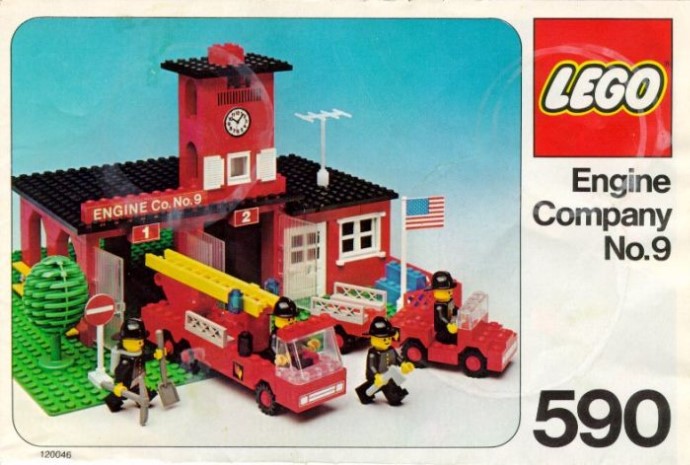 LEGO 590 Engine Co. No. 9