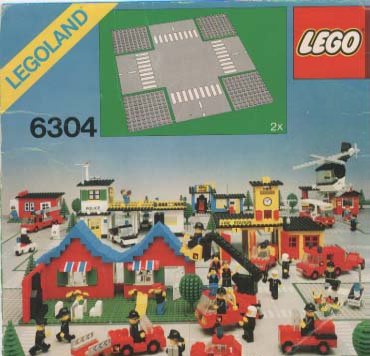 LEGO 6304 Road Plates, Cross