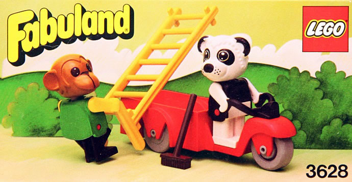 LEGO 3628 - Perry Panda and Chester Chimp