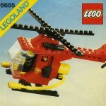 LEGO 6685 Fire Copter 1