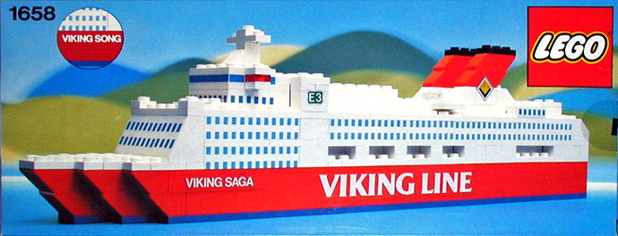 LEGO 1658 - Viking Line Ferry 'Viking Saga'