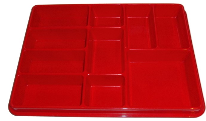 LEGO 757 - Storage Tray Red