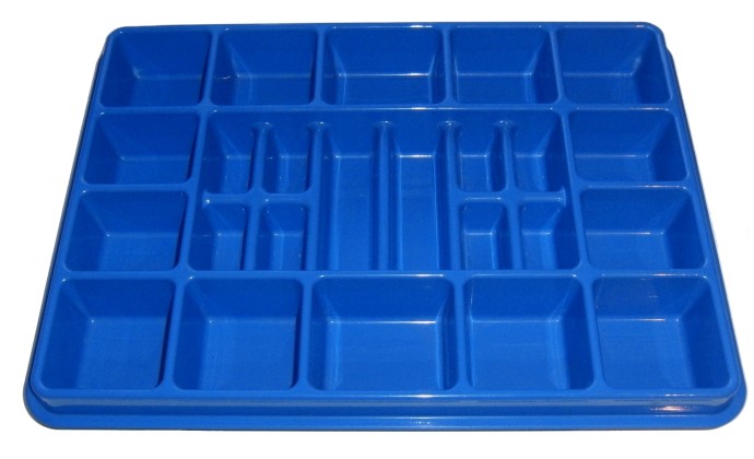 LEGO 758 Storage Tray Blue