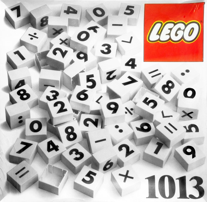 LEGO 1013 - Numbers - 6 symbols