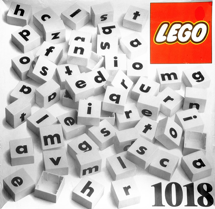 LEGO 1018 - Letters Small