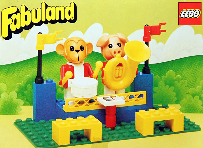 LEGO 3631 - The Fabuland Big Band Peter Pig and Gabriel Gorilla