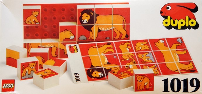 LEGO 1019 Mosaic Set (Lion)