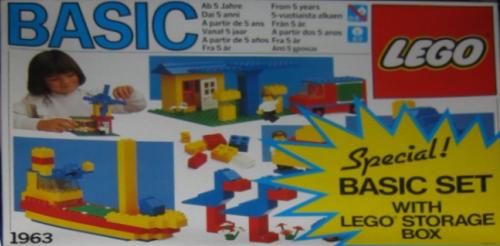 LEGO 1963 - Basic Set with Storage Case