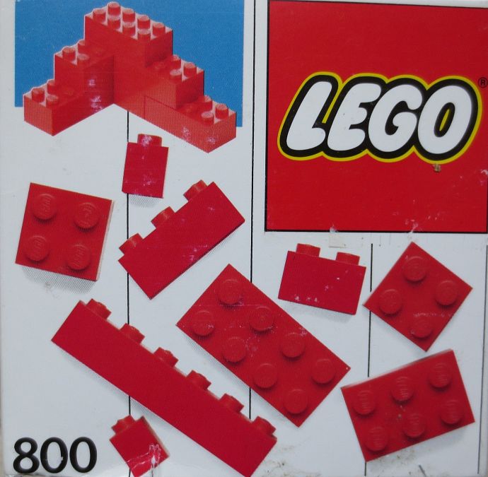 LEGO 800 - Extra Bricks Red