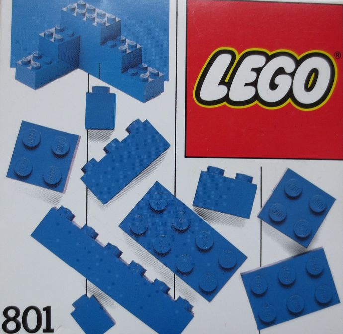 LEGO 801 - Extra Bricks Blue