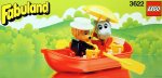 LEGO 3622 Rowboat with Lionel Lion and Hannah Hippopotamus