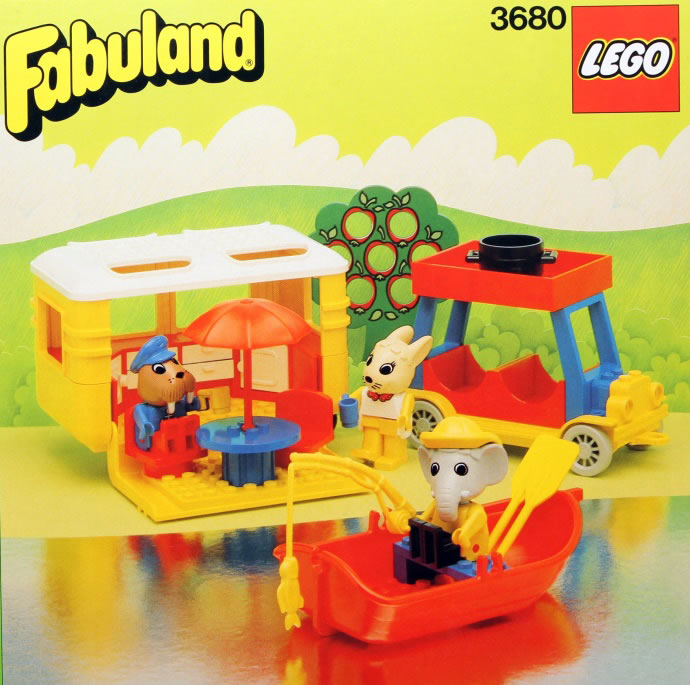 LEGO 3680 - Caravan and Rowboat