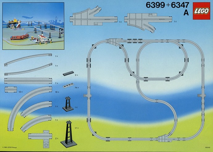 LEGO 6347 Monorail Accessory Track