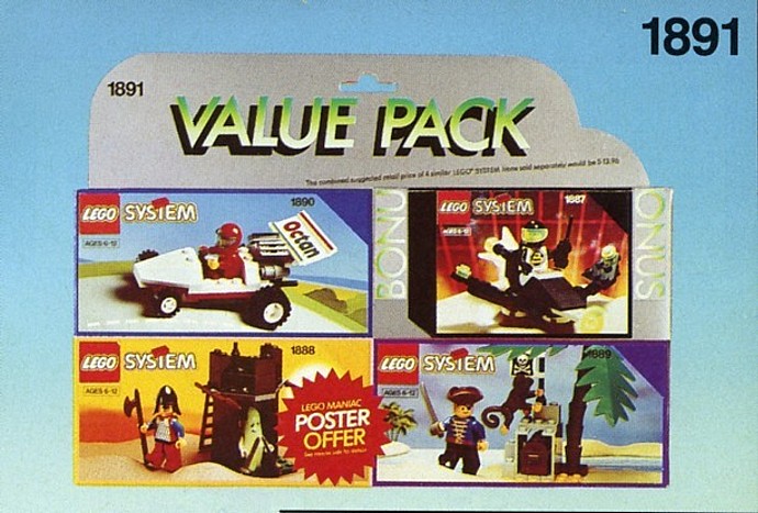 LEGO 1891 - Four Set Value Pack