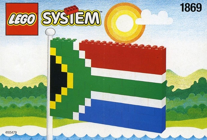 LEGO 1869 - South African Flag