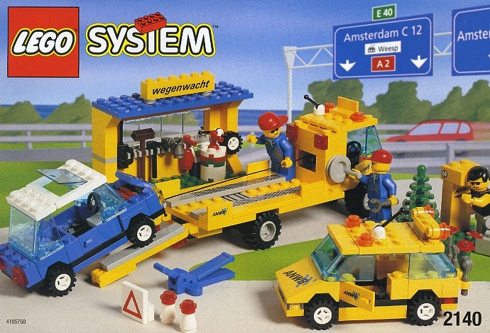 LEGO 2140 - Roadside Recovery Van and Tow Truck