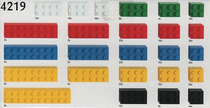 LEGO 4219 - Basic Building Set, 3+