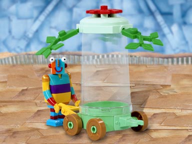 LEGO 7445 - Stripy's Flower Cart