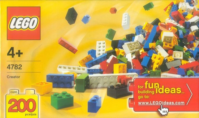 LEGO 4782 - Bulk Set - 200 bricks