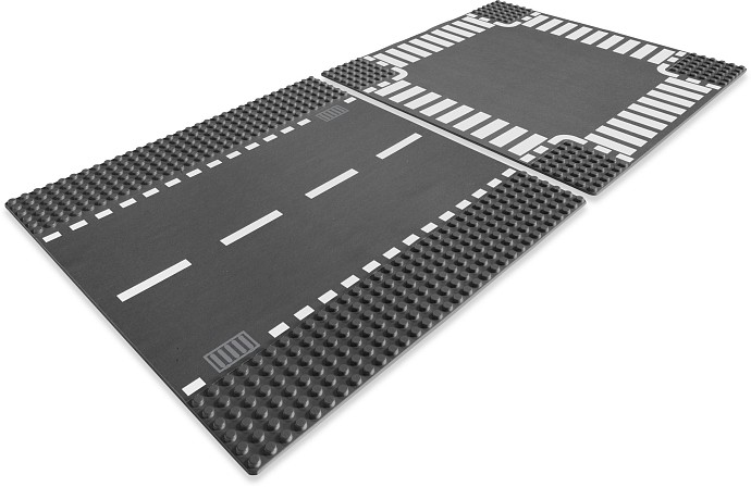 LEGO 7280 Straight & Crossroad Plates