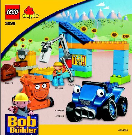 LEGO 3299 Scrambler and Dizzy at Bob's Workshop