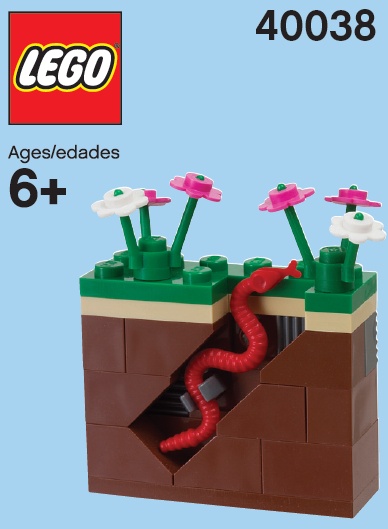 LEGO 40038 - Worm & Earth