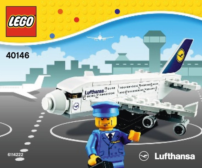 LEGO 40146 Lufthansa Plane