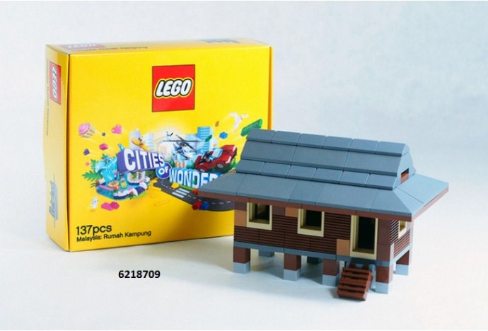 LEGO 6218709 Cities of Wonders - Malaysia:  Kampung House