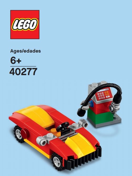 LEGO 40277 - Car and petrol pump