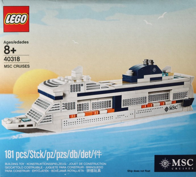 LEGO 40318 MSC Cruises